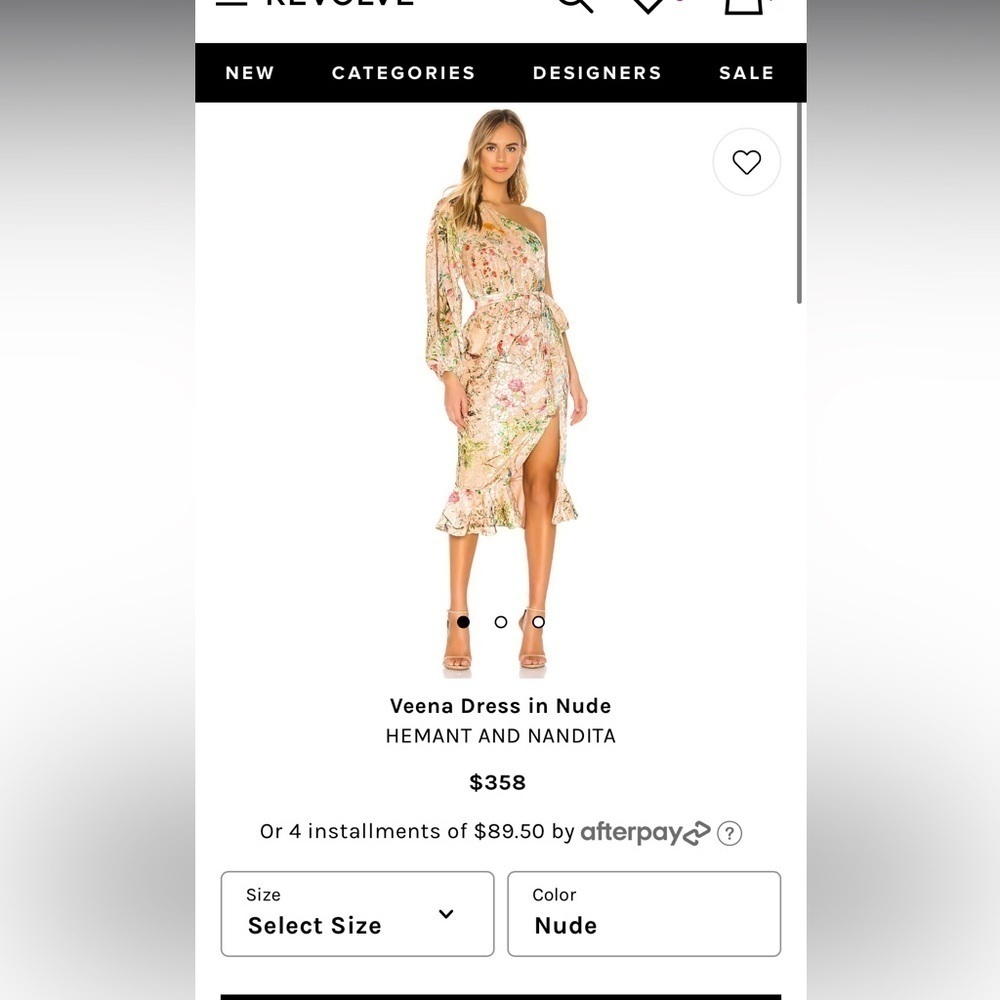 NWT HEMANT AND NANDITA Veena Dress 💕 sz: Small - Picture 8 of 12